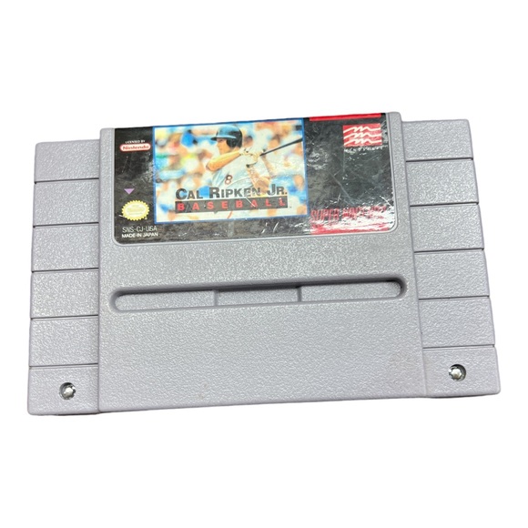 Nintendo Other - Vintage 1991 Cal Ripken Jr Baseball SNES Super Nintendo Game